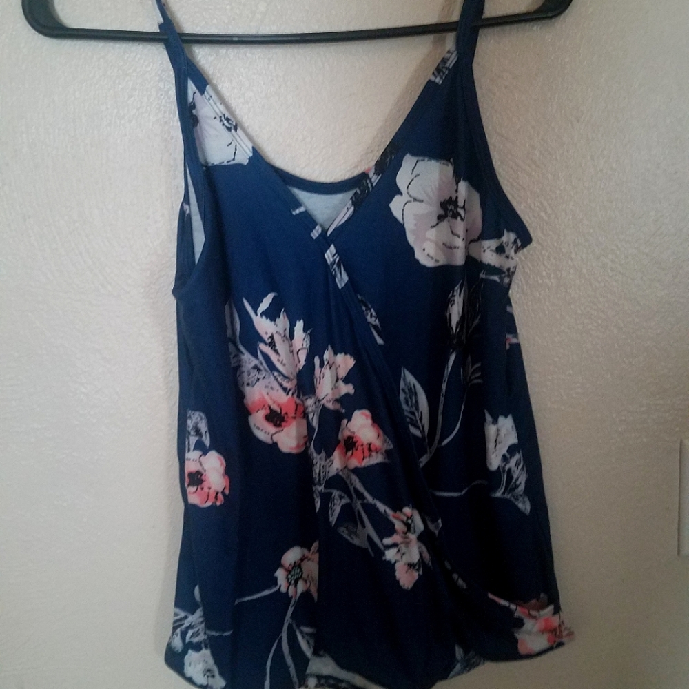 Womens Floral Tank Top, AlvaQ, Small